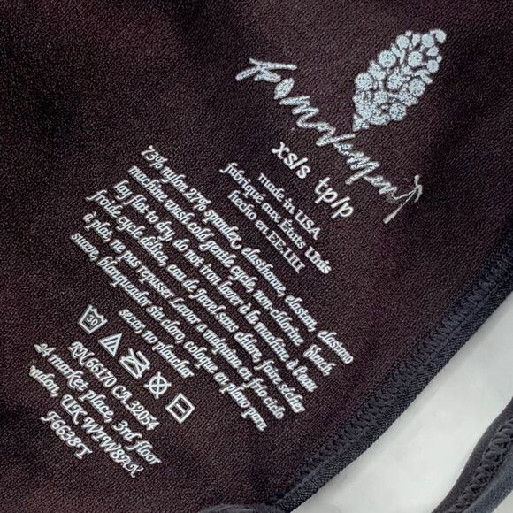 FP MOVEMENT GOOD KARMA ONESIE JUMPSUIT IN WASHED BLACK SIZE XS/S SMALL NWT YOGA - Picture 9 of 11